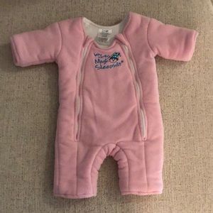 Baby Merlin’s Magic Pink Sleepsuit